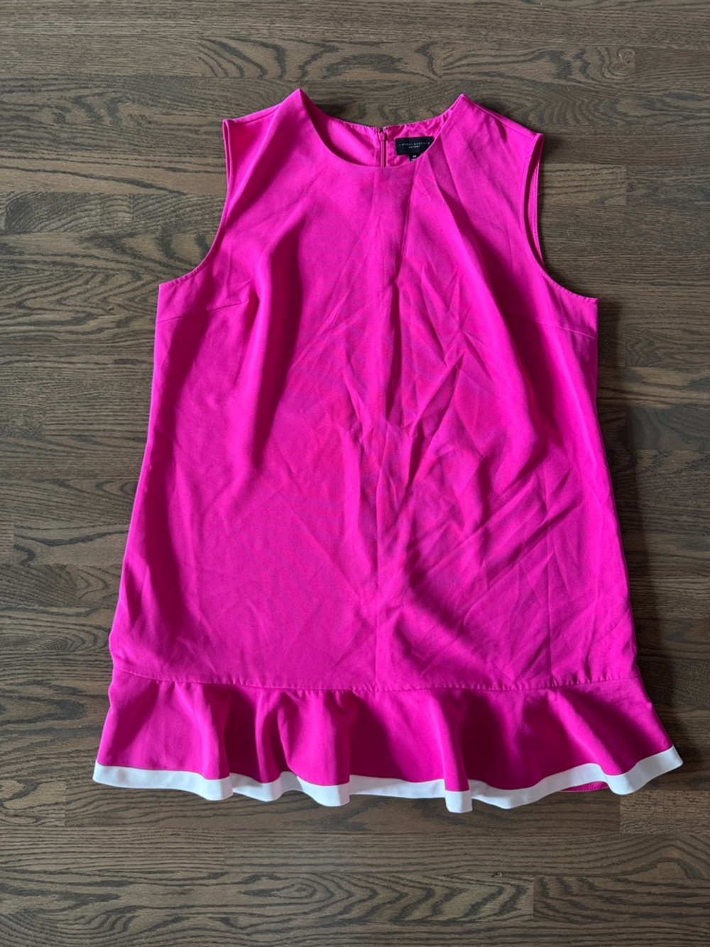 Target Pink Sleeveless Ruffle-Hem Dress